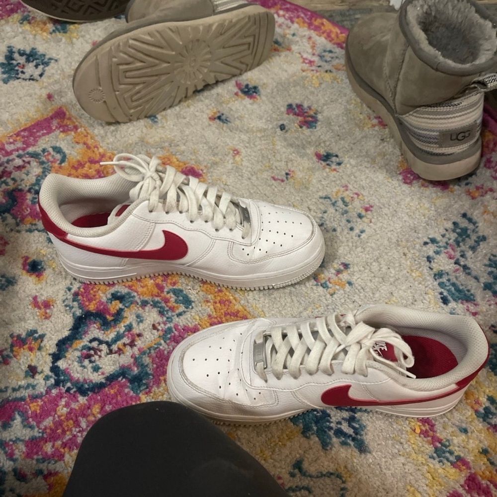 Air Force one red swoosh